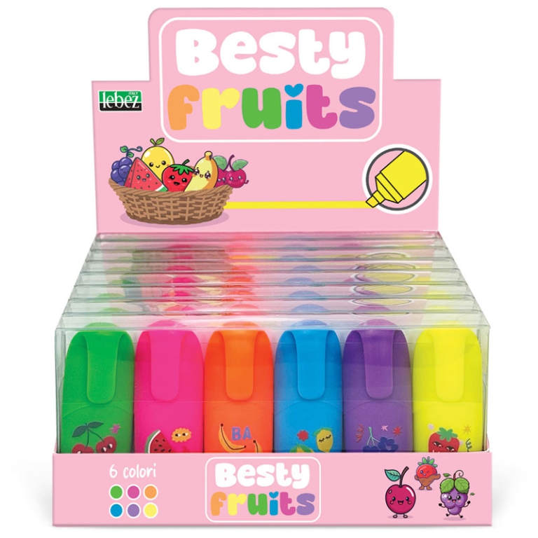 MINI EVIDENZIATORE FRUITS 48PZ EXPO 2