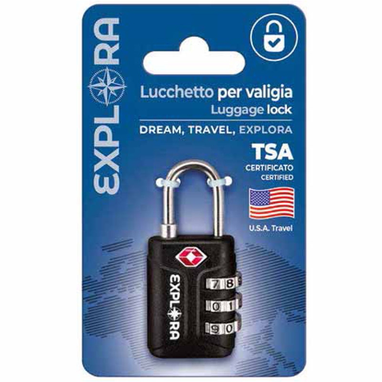 LUCCHETTO VALIGIE CERTIFICATO TSA (VIAGGI USA) 2