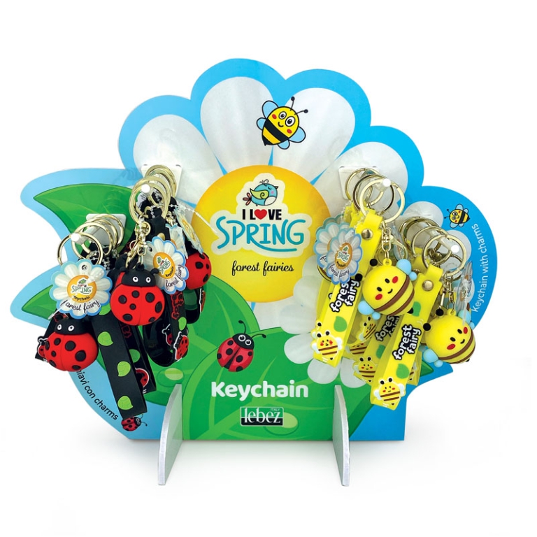 PORTACHIAVI ANIMALI 14CM SOGGETTI ASSORTITI 16PZ