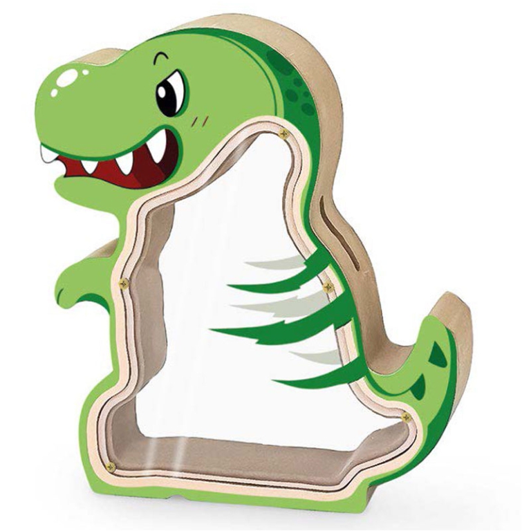 SALVADANAIO TESORETTI ANIMALI LEGNO 18X18X3CM 5