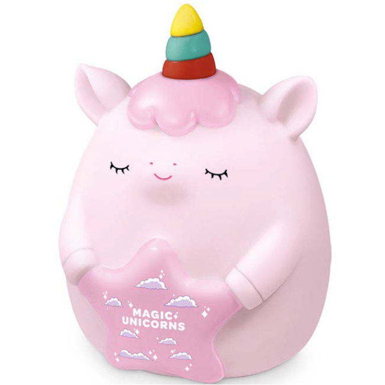 SALVADANAIO TESORETTI UNICORNO PVC 13X17X14CM 5