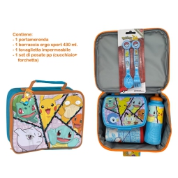 BORSA TERMICA CON ACCESSORI POKEMON