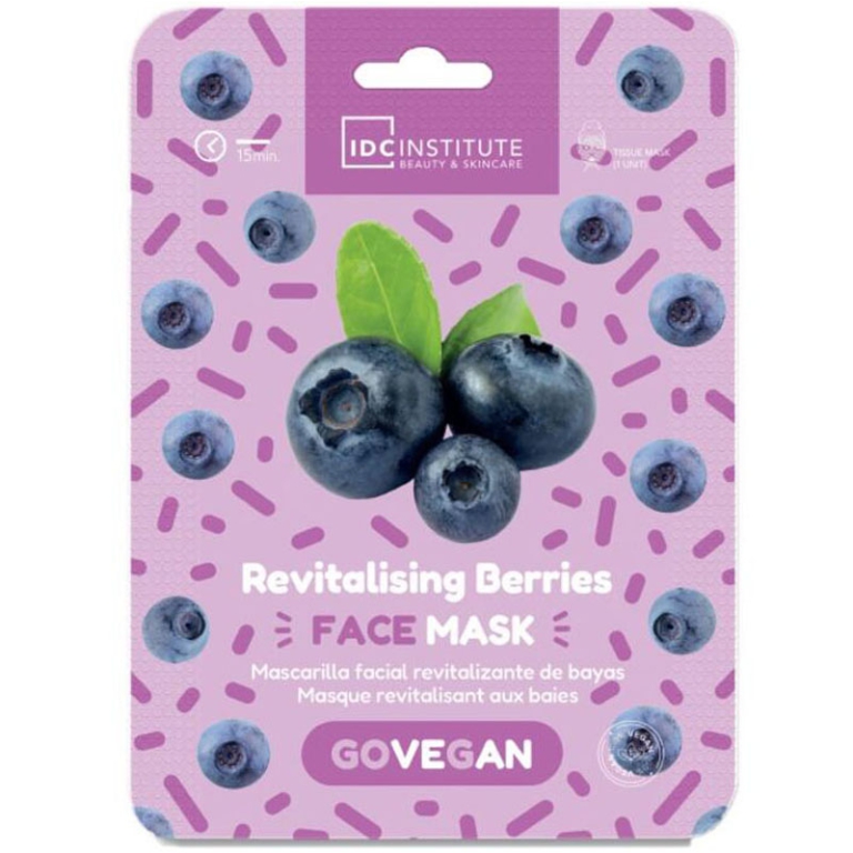 MASCHERA VISO IN TESSUTO FRUTTI ROSSI ANTI ETA'