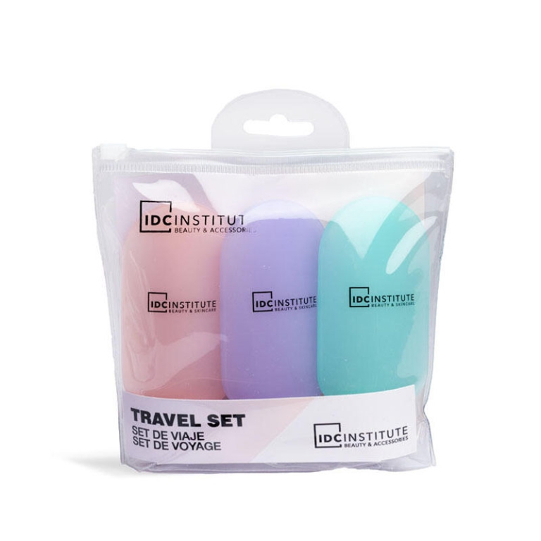 CONFEZIONE 3 BOCCETTE  PER LIQUIDO DA VIAGGIO 3