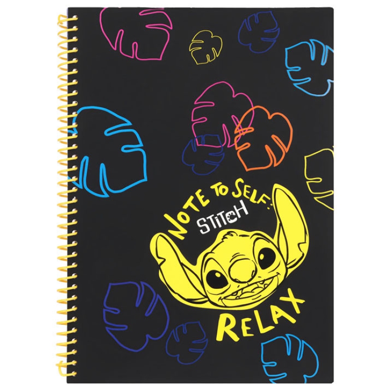 NOTE BOOK A4 STITCH BLACK