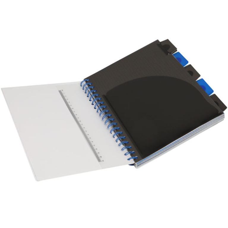 QUADERNO PROGETTO B5 STITCH BLACK 25X20CM 3