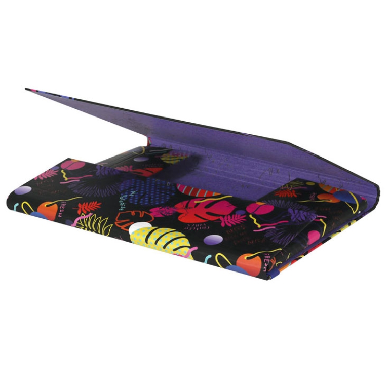 CARTELLETTA A4 STITCH    BLACK 2