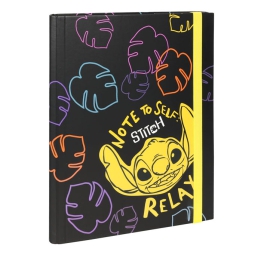 CARTELLETTA A4 STITCH    BLACK