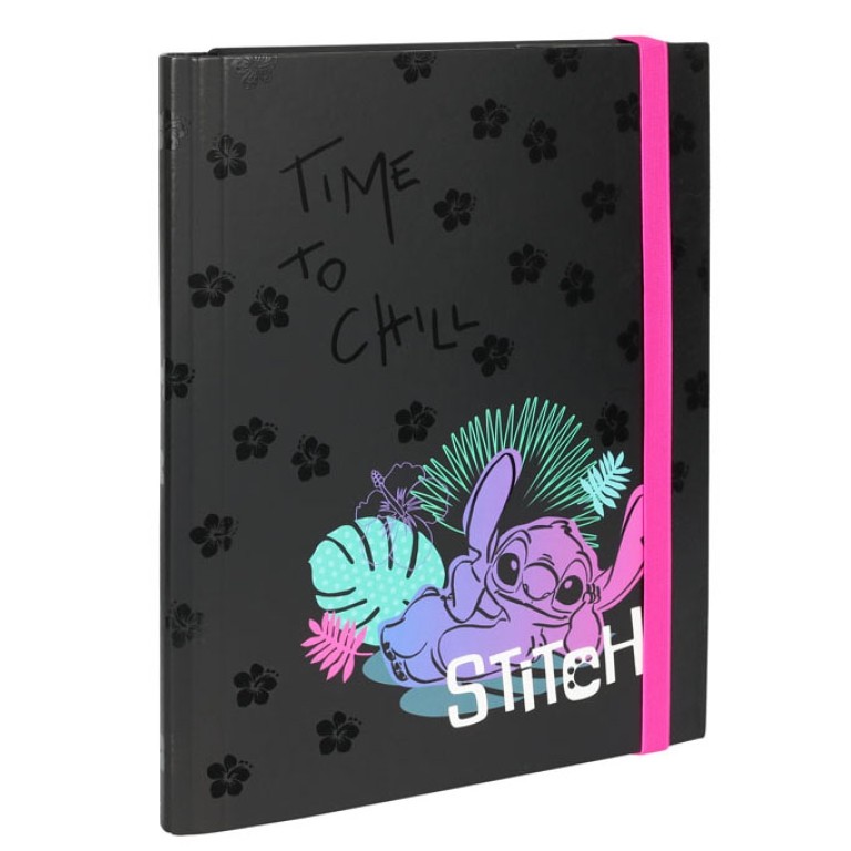CARTELLETTA A4 STITCH    BLACK