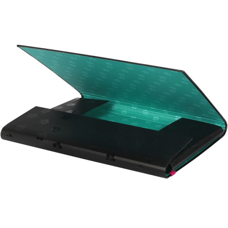 CARTELLETTA A4 STITCH    BLACK 2