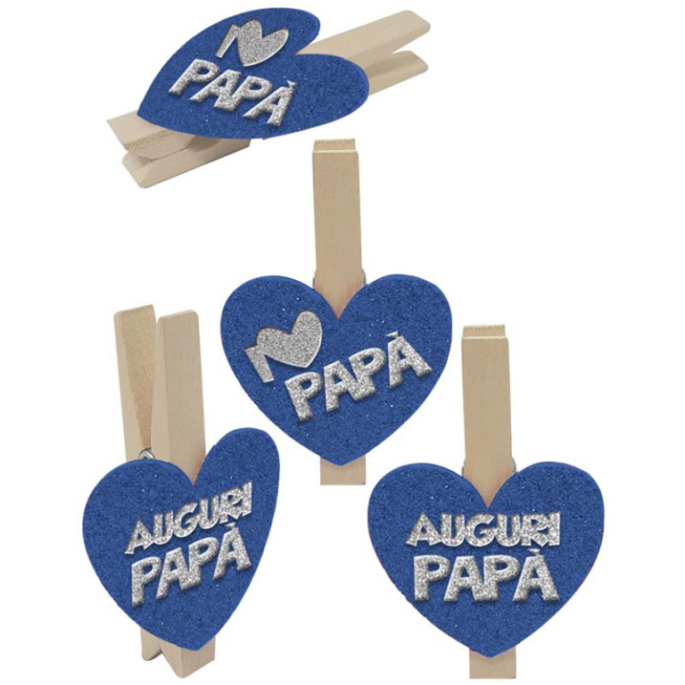 MOLLETTE CHIUDIPACCO PAPA' 5CM 5PZ