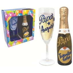 CONFEZIONE FLUTE 20CM CON PROSECCO 200ML