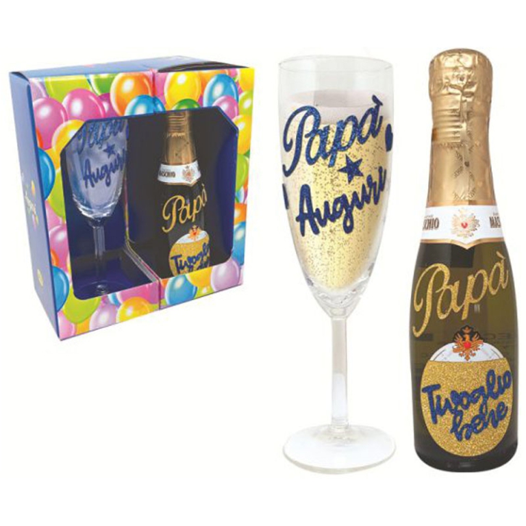 CONFEZIONE FLUTE 20CM CON PROSECCO 200ML