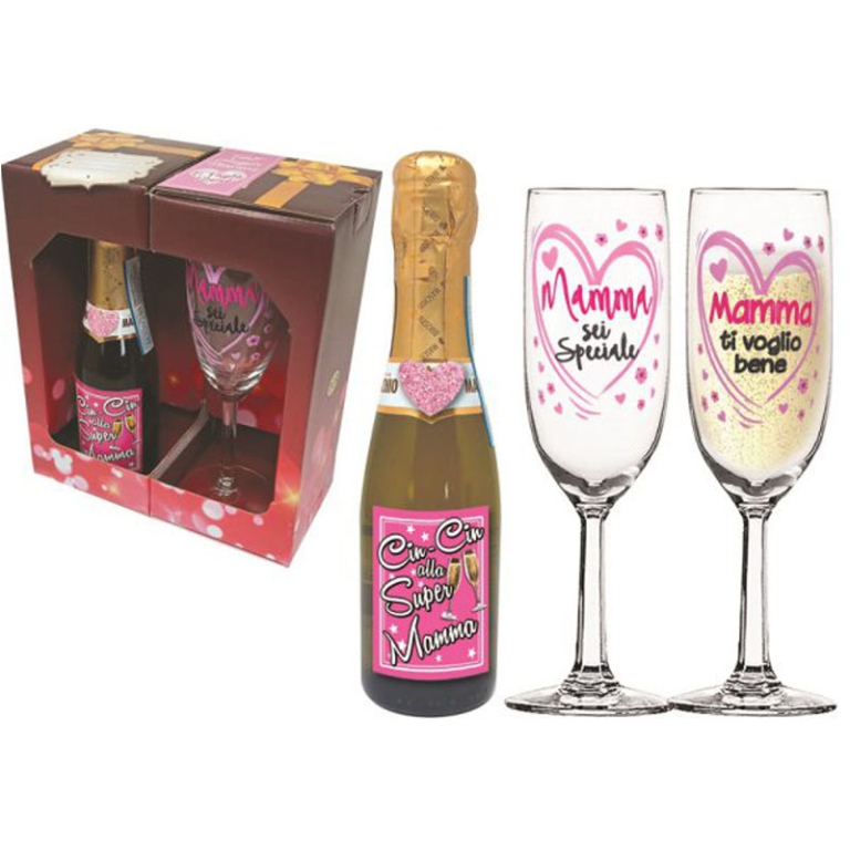 FLUTE 20CM CON PROSECCO 20CL