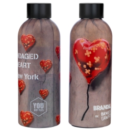 BORRACCIA TERMICA 500ML  BANDAGED HEART