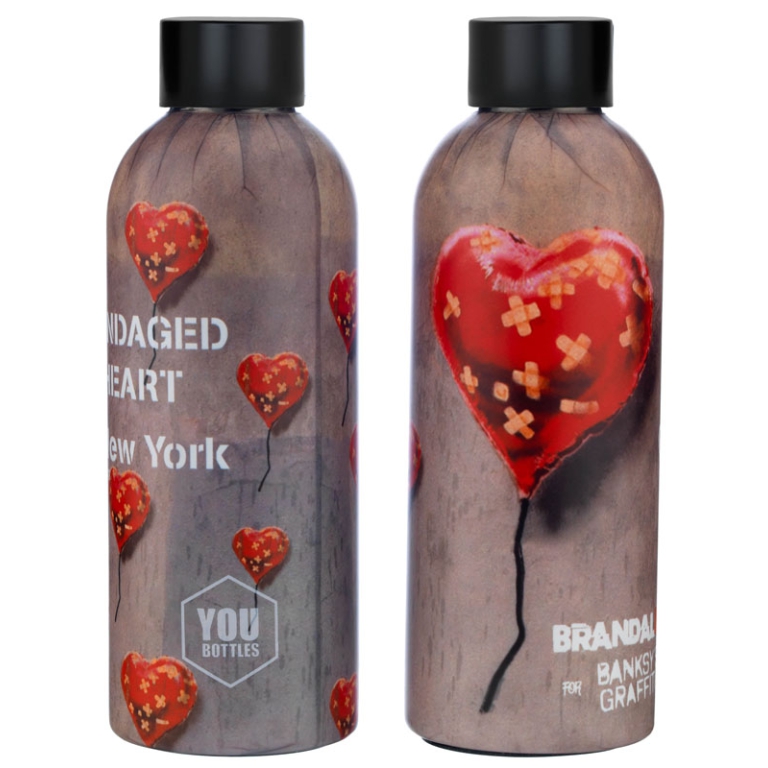 BORRACCIA TERMICA 500ML  BANDAGED HEART