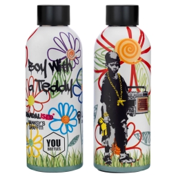 BORRACCIA TERMICA 500ML  BOY WHITH A TEDDY