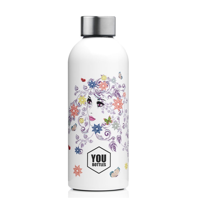 BORRACCIA TERMICA 500ML  FLOWERY GODDES