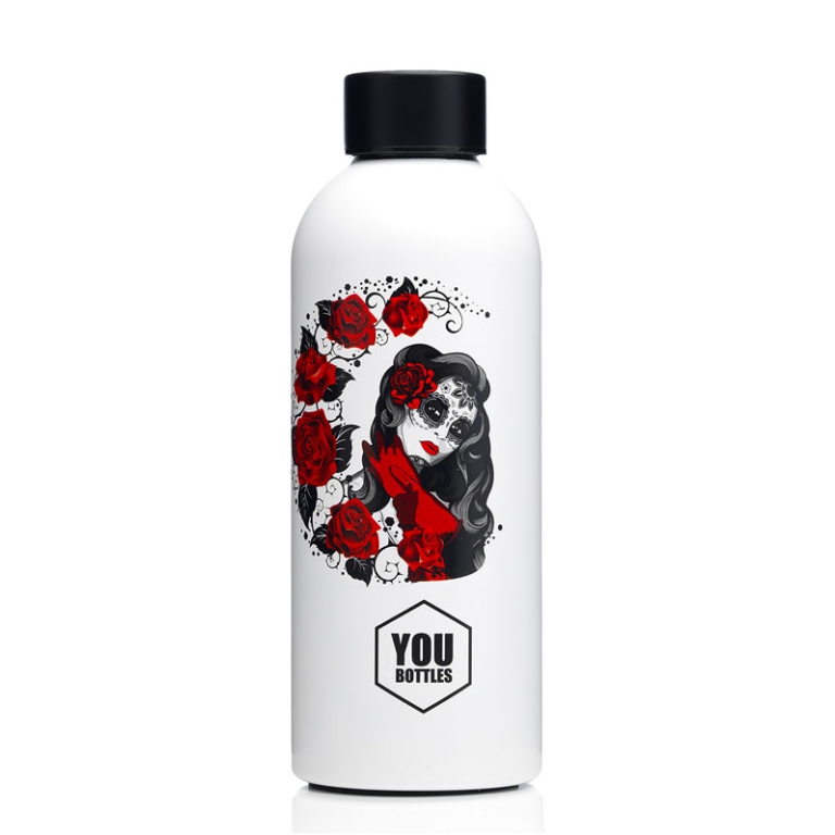 BORRACCIA TERMICA 500ML  SANTA MUERTE
