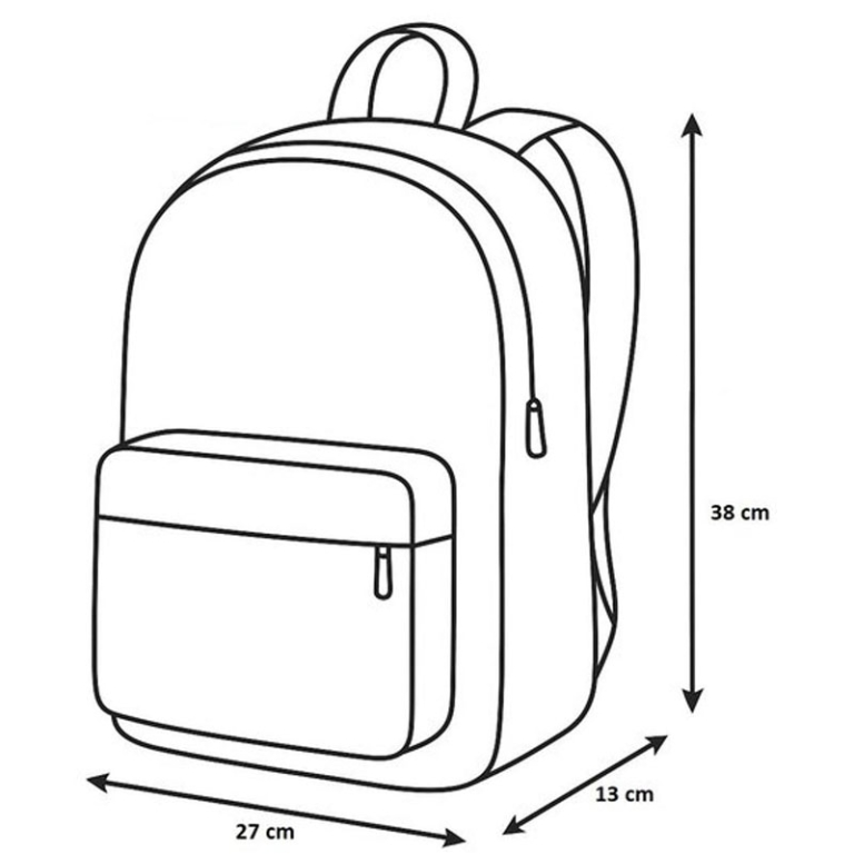 ZAINO RETTANGOLARE HELLO KITTY 38X27X13CM 2