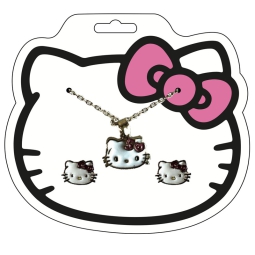 HELLO KITTY SET COLLANA E ORECCHINI