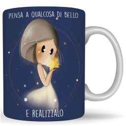 TAZZA LE BUBINE PENSA A  QUALCOSA DI BELLO