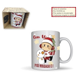 TAZZA XMAS LE BUBINE     CON TE PIÙ MAGICO È
