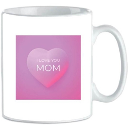 TAZZA MUG FESTA MAMMA    I LOVE YOU MOM CUORE