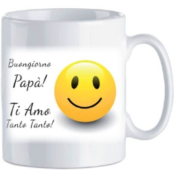 TAZZA MUG FESTA DEL PAPA' BUONGIORNO PAPA' TI AMO