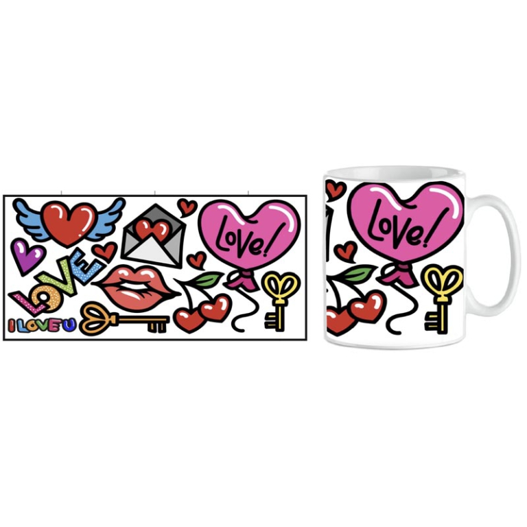 TAZZA MUG FUNNY LOVE