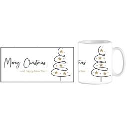 TAZZA MUG XMAS MERRY XMAS ALBERO STILIZZATO