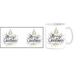 TAZZA MUG XMAS MERRY XMAS CON DECORO