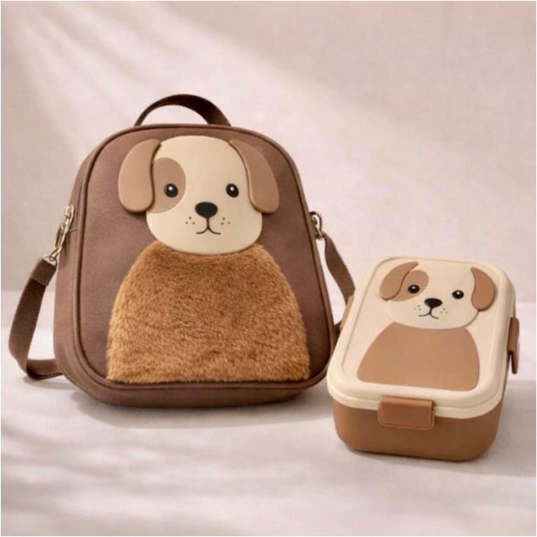 ZAINO TERMICO+BOX PORTA PRANZO CANE MY FOREVER