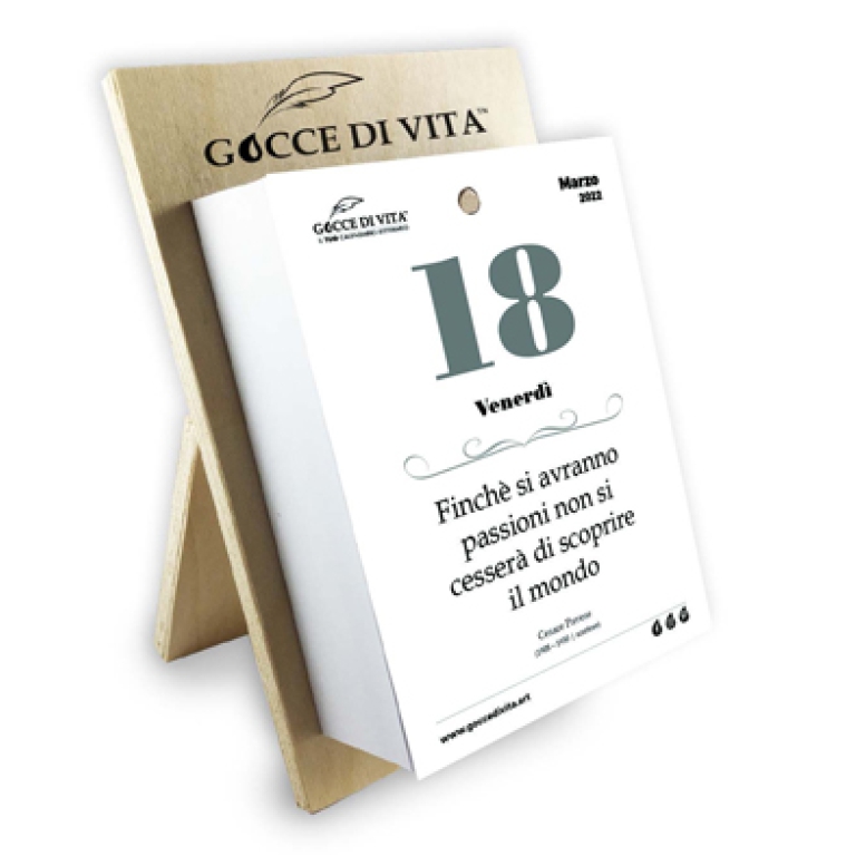 CALENDARIO LETTERARIO    GOCCE DI VITA 2026 2