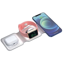 STAZIONE RICARICA PIATTA WIRELESS MULTIFUNZIONE