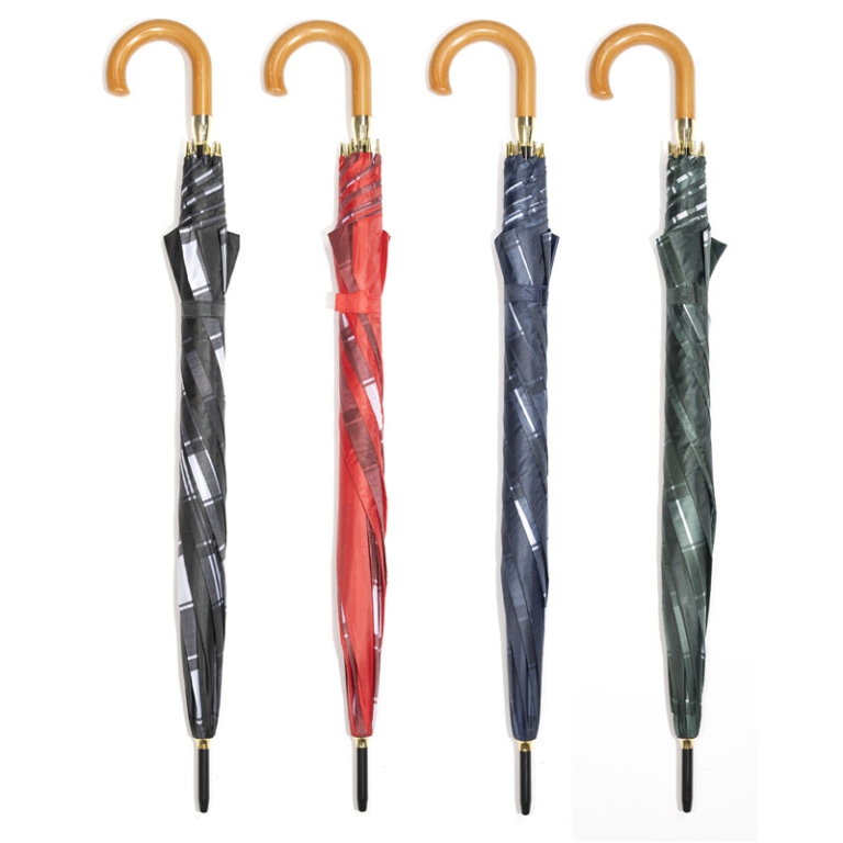 OMBRELLO UNISEX LUNGO SPICCHIO SCOZZESE AUTOMATICO 2