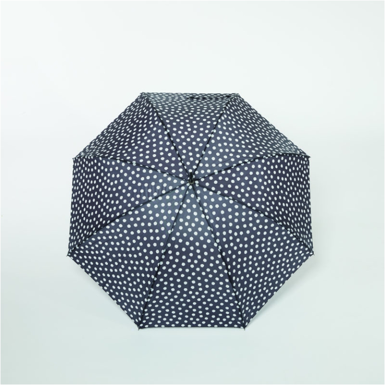OMBRELLO DONNA LUNGO FANTASIA BIANCO/NERO AUTOMATICO 2