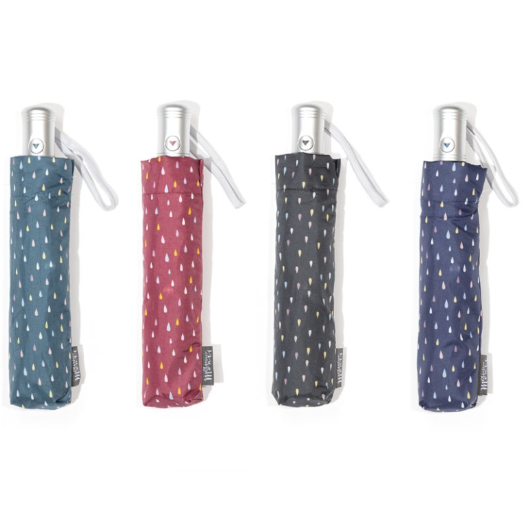 OMBRELLO UNISEX MINI FANTASIA GOCCE AUTOMATICO 2