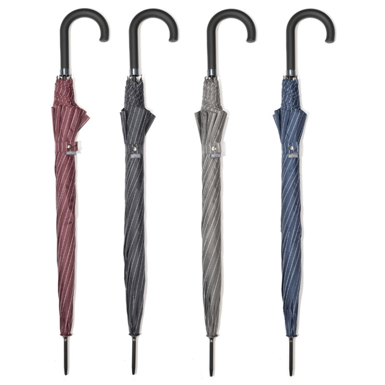 OMBRELLO UNISEX LUNGO RIGHE GESSATO AUTOMATICO 2