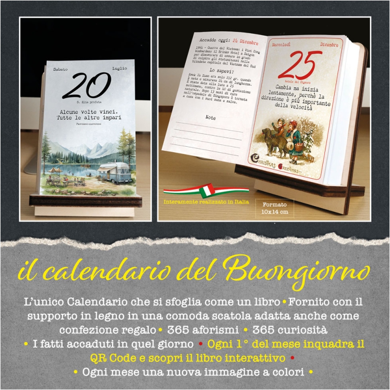 CALENDARIO LETTERARIO    DEL BUONGIORNO 2026 2
