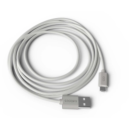 CAVO MICRO USB GRIGIO 5PZ 2MT X SMARTPHONE