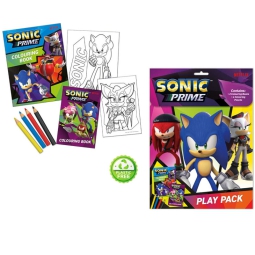 SET COLORING C/NOTEBOOK  SONIC