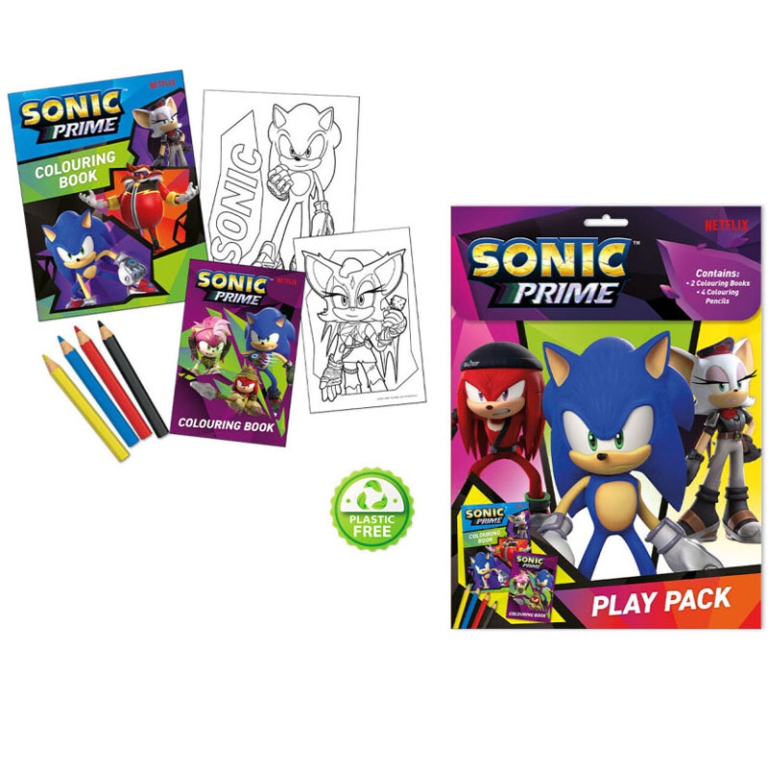 SET COLORING C/NOTEBOOK  SONIC