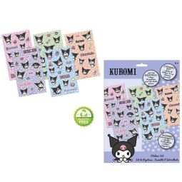 SET STIKERS KUROMI 21X30CM