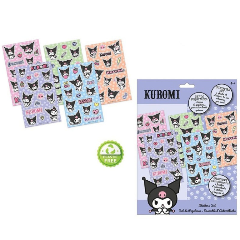 SET STIKERS KUROMI 21X30CM