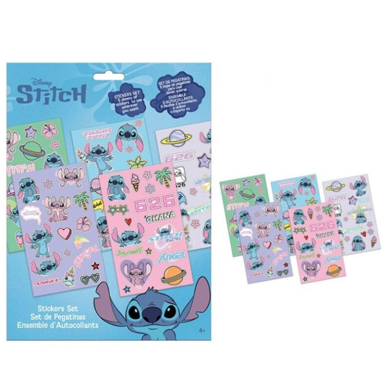 SET STIKERS STITCH 21X30CM