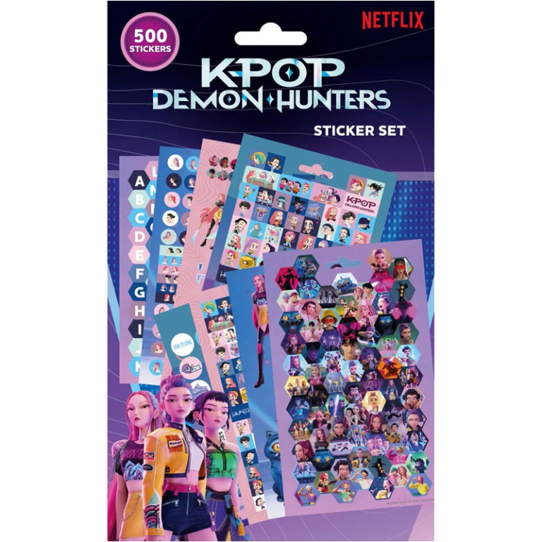 K-POP 500 STIKERS 12X24C