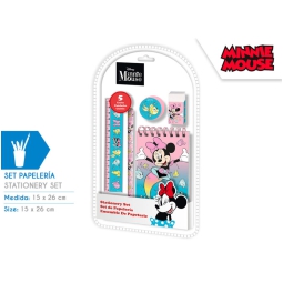 SET CANCELLERIA 5PZ MINNIE 15X26CM