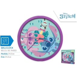 OROLOGIO DA PARETE STITCH 24,5CM