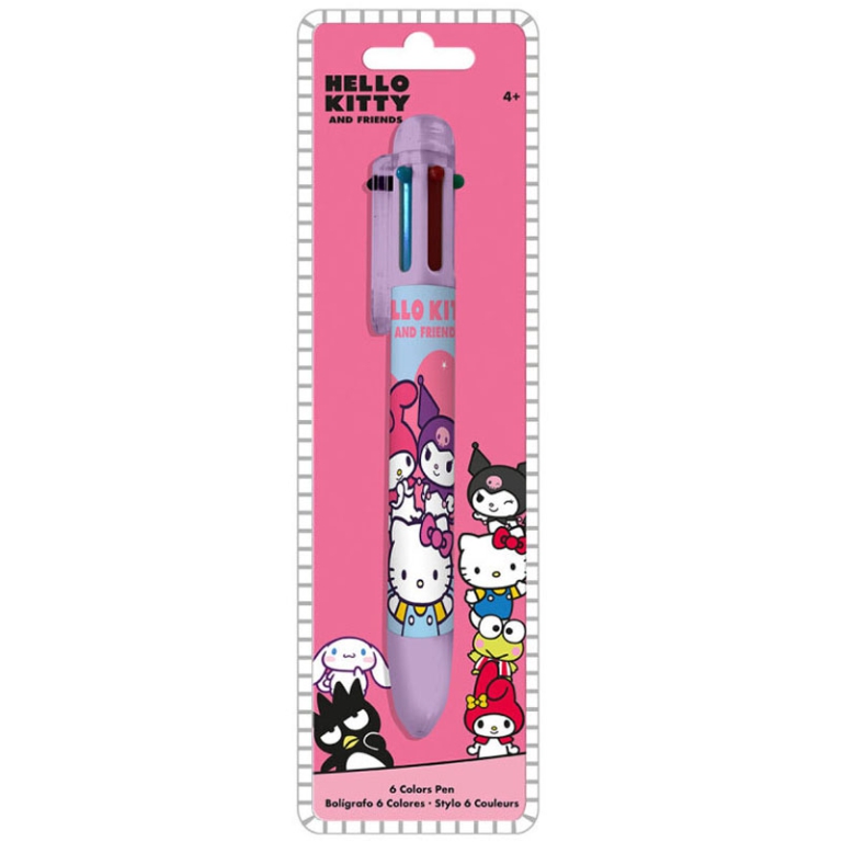 PENNA 6 COLORI HELLO KITTY 6X21CM